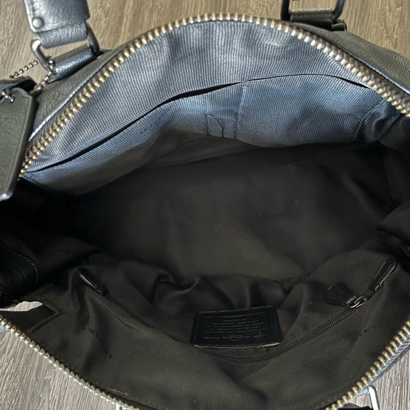 EUC!!! Coach Rhyder 1941 Collection Black Pebbled Leather Satchel Handbag - Picture 14 of 14